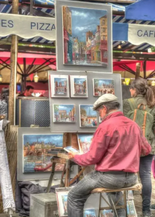 Puzzle Street Artist, Paris, France