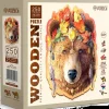 Puzzle Stylish Bear wooden
