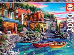 Puzzle Sunset in Como / Italy 3000
