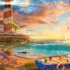 Puzzle Sunset in Lighthouse Bay