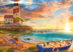 Puzzle Sunset in Lighthouse Bay