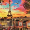 Puzzle Sunset in Paris