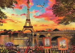 Puzzle Sunset in Paris