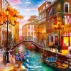 Puzzle Sunset over Venice