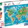 Puzzle Supercolor Puzzle Dinosaurs Map