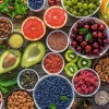 Puzzle Tabble full of superfood