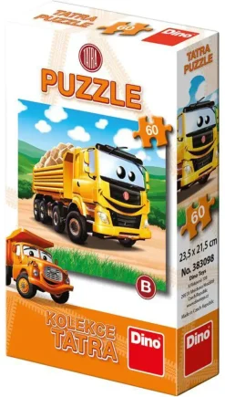 Puzzle Tatra Auta: 沤lté nákladné auto (B)