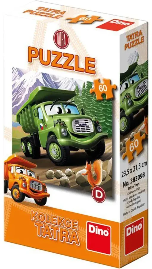 Puzzle Tatra Auta: Tatra 148 zelená 60 dielikov (D)