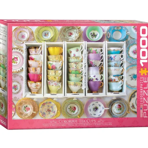 Puzzle Tea Cups Boxes