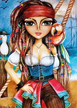 Puzzle The Beautiful Pirate