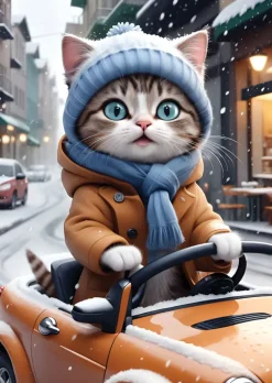 Puzzle The Driver Kitty