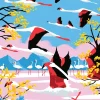 Puzzle The Flight of the Pink Flamingos