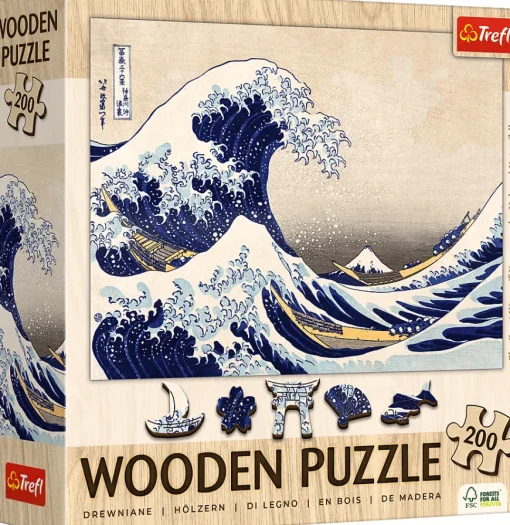 Puzzle The Great Wave of Kanagawa by Hokusai wooden