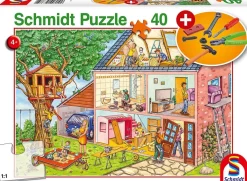 Puzzle The hardworking craftsmen 40 dielikov