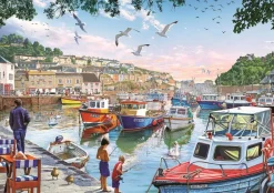 Puzzle The Little Fishermen at the Harbor