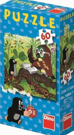 Puzzle The mole learns 60 pieces