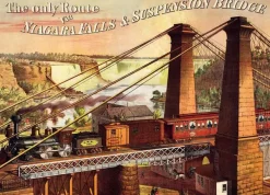 Puzzle The only Route via Niagara Falls & Suspension Bridge