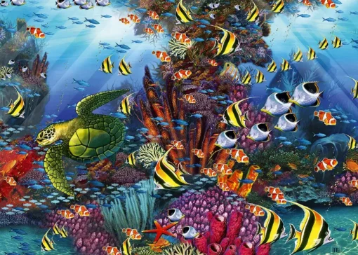 Puzzle The Reef Detail 1500