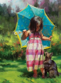 Puzzle The Teal Umbrella