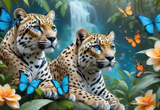 Puzzle The Two Leopards