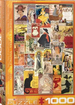 Puzzle Theater & Opera Vintage Posters
