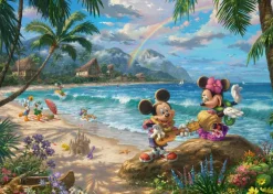 Puzzle Thomas Kinkade: Disney: Minnie and Mickey in Hawaii