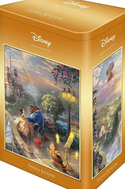 Puzzle Thomas Kinkade:  Disney: Beauty and the Beast tin box