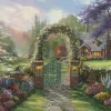 Puzzle Thomas Kinkade: Hummingbird Cottage