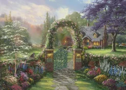 Puzzle Thomas Kinkade: Hummingbird Cottage