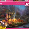 Puzzle Thomas Kinkade: Mickey and Minnie Sweetheart Campfire