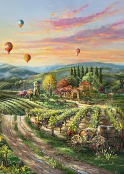 Puzzle Thomas Kinkade: Peaceful Valley Vineyard