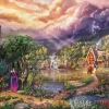 Puzzle Thomas Kinkade: Snow White and the Queen