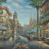 Puzzle Thomas Kinkade: Spanish Café