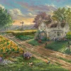 Puzzle Thomas Kinkade: Sunflower Fields