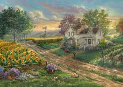 Puzzle Thomas Kinkade: Sunflower Fields