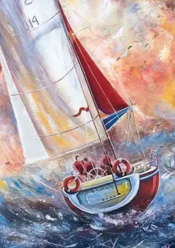 Puzzle Three Seamen on a Boat