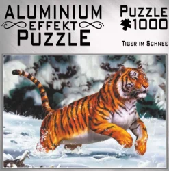 Puzzle Tiger in the snow