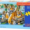 Puzzle Tigers by the Stream