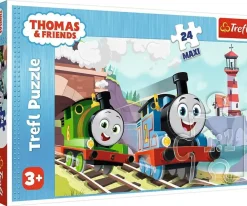 Puzzle Tom and Percy on the tracks 24 maxi