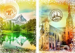 Puzzle Travel around the World - Austria, Switzerland II