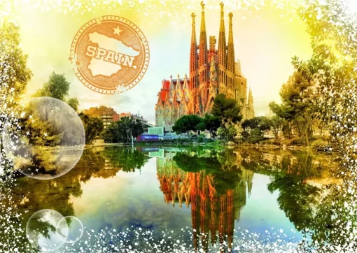 Puzzle Travel around the World - Spain 1000