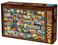Puzzle Travel Posters