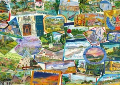 Puzzle Travel Stickers 1000