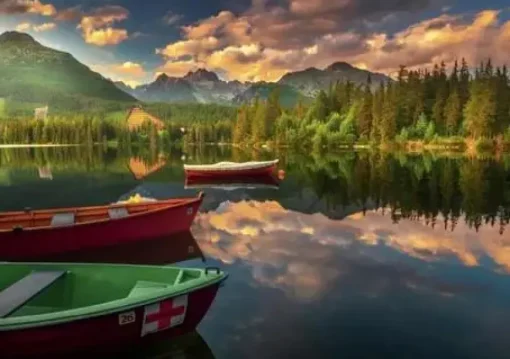 Puzzle 艩trbské pleso 1000