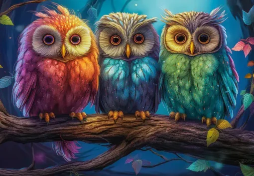 Puzzle Tree Little Owls
