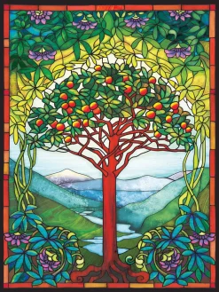 Puzzle Tree of Life Stained Glass