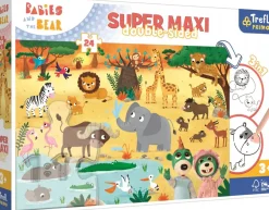 Puzzle Treflíci v ZOO 24 maxi - obojstranné