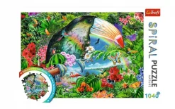 Puzzle Tropical Animals spiral 1040