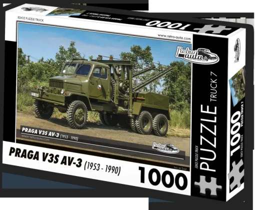 Puzzle TRUCK 膷.7 Praga V3S AV-3 (1953-1990)