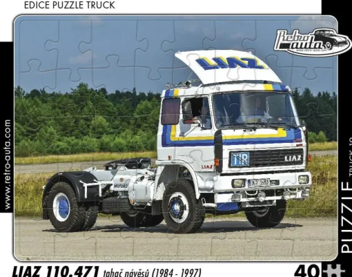 Puzzle TRUCK Liaz 110.471 钮aha膷 návesov (1984-1997)